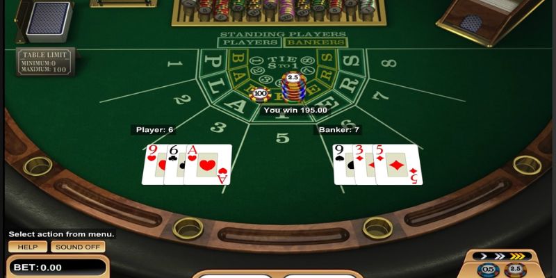 Baccarat chọn cửa theo lợi thế nhà cái