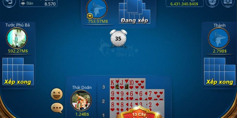 Mậu Binh nhận diện bài mạnh để dồn chi