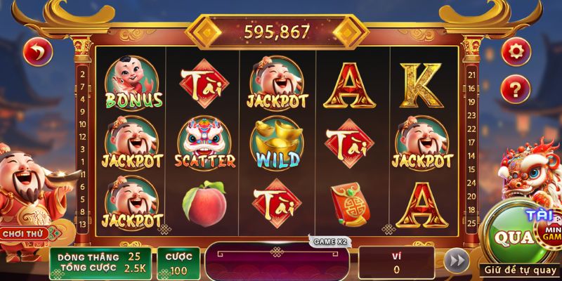 Slot Thần Tài chọn mức cược khởi điểm thấp
